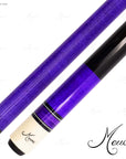 MEUCCI POOL CUE LUMINOUS SERIES PURPLE 12.5MM 19OZ