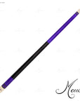 MEUCCI POOL CUE LUMINOUS SERIES PURPLE 12.5MM 19OZ