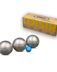 ENSEMBLE DE TROIS BOULES DE PÉTANQUE OBUT CHEYENNE