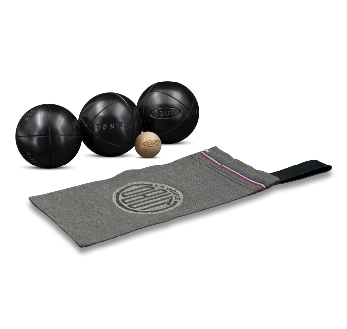 ENSEMBLE DE 3 BOULES PÉTANQUE OBUT TONR3  D:72MM P:690GR S:1
