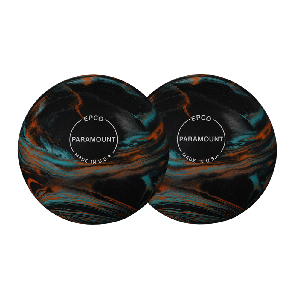 PETITES BOULES DE BOWLING PARAMOUNT - SARCELLE / ORANGE / NOIR