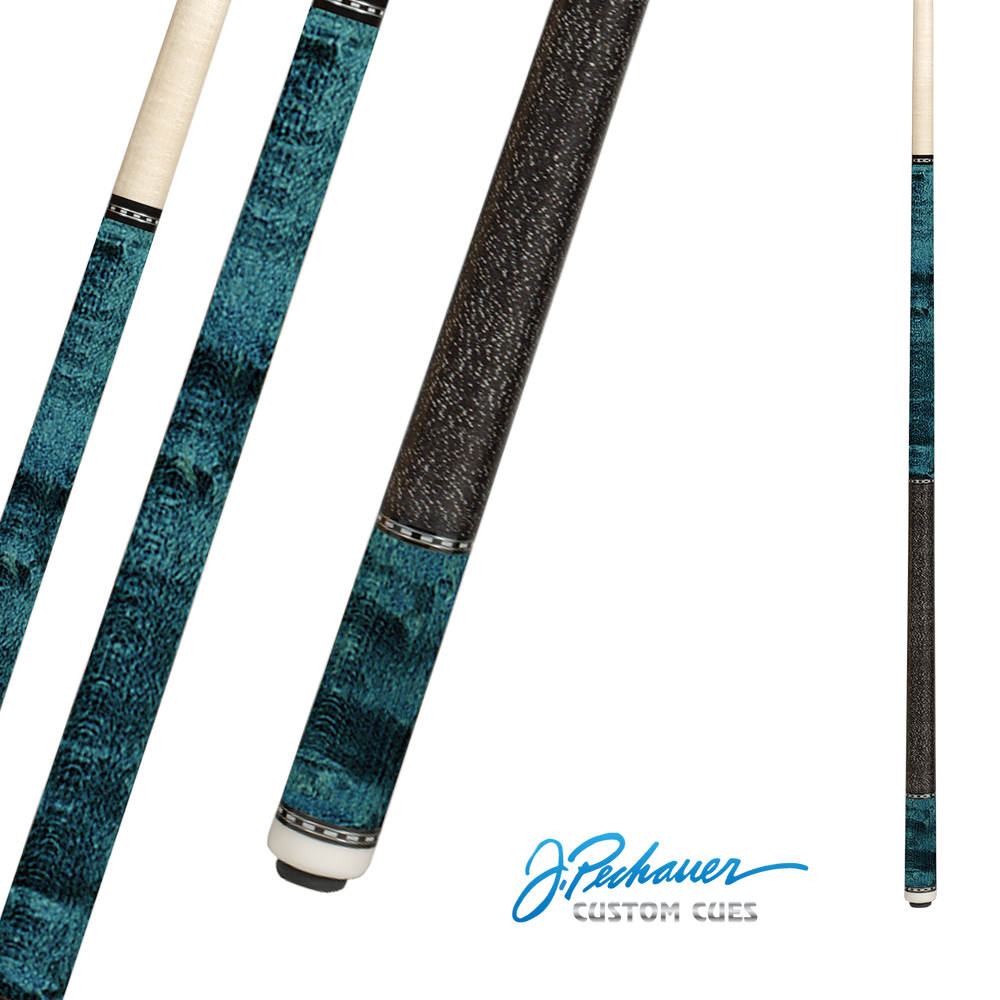 PECHAUER POOL CUE PRO SERIES P03-N TURQUOISE 12.5MM 19OZ