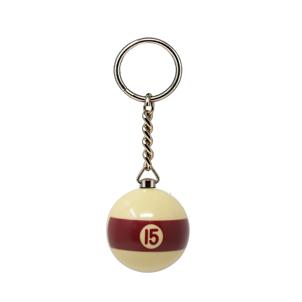 ARAMITH 1 3/8" NUMBERED BILLIARD BALL KEYCHAIN - LIMITED EDITION