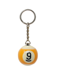 ARAMITH 1 3/8" NUMBERED BILLIARD BALL KEYCHAIN - LIMITED EDITION