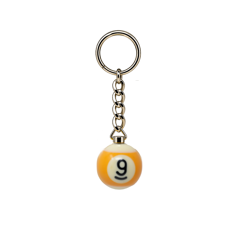 ARAMITH 1" NUMBERED BILLIARD BALL KEYCHAIN - LIMITED EDITION