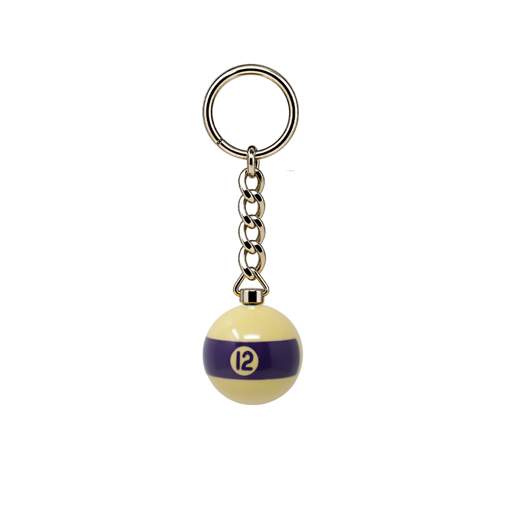 ARAMITH 1" NUMBERED BILLIARD BALL KEYCHAIN - LIMITED EDITION
