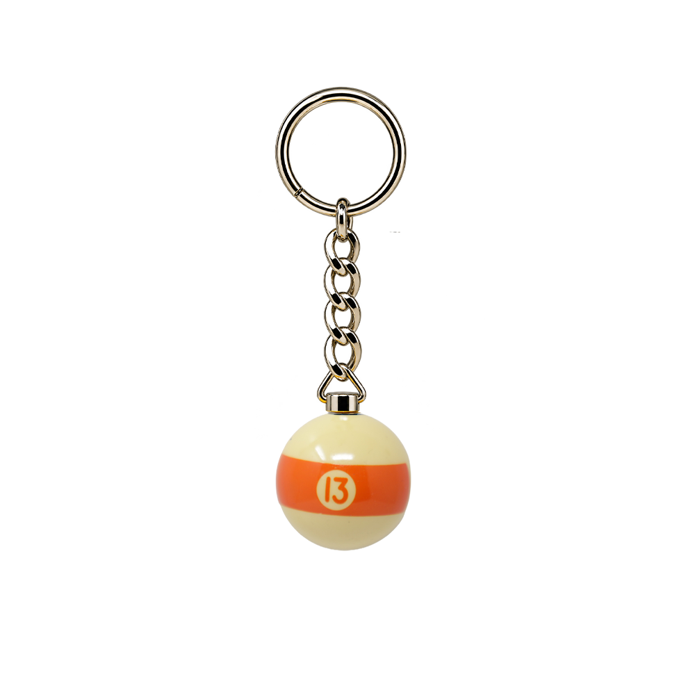 ARAMITH 1" NUMBERED BILLIARD BALL KEYCHAIN - LIMITED EDITION