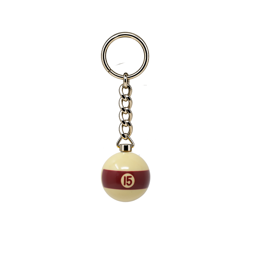 ARAMITH 1" NUMBERED BILLIARD BALL KEYCHAIN - LIMITED EDITION