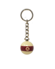ARAMITH 1" NUMBERED BILLIARD BALL KEYCHAIN - LIMITED EDITION