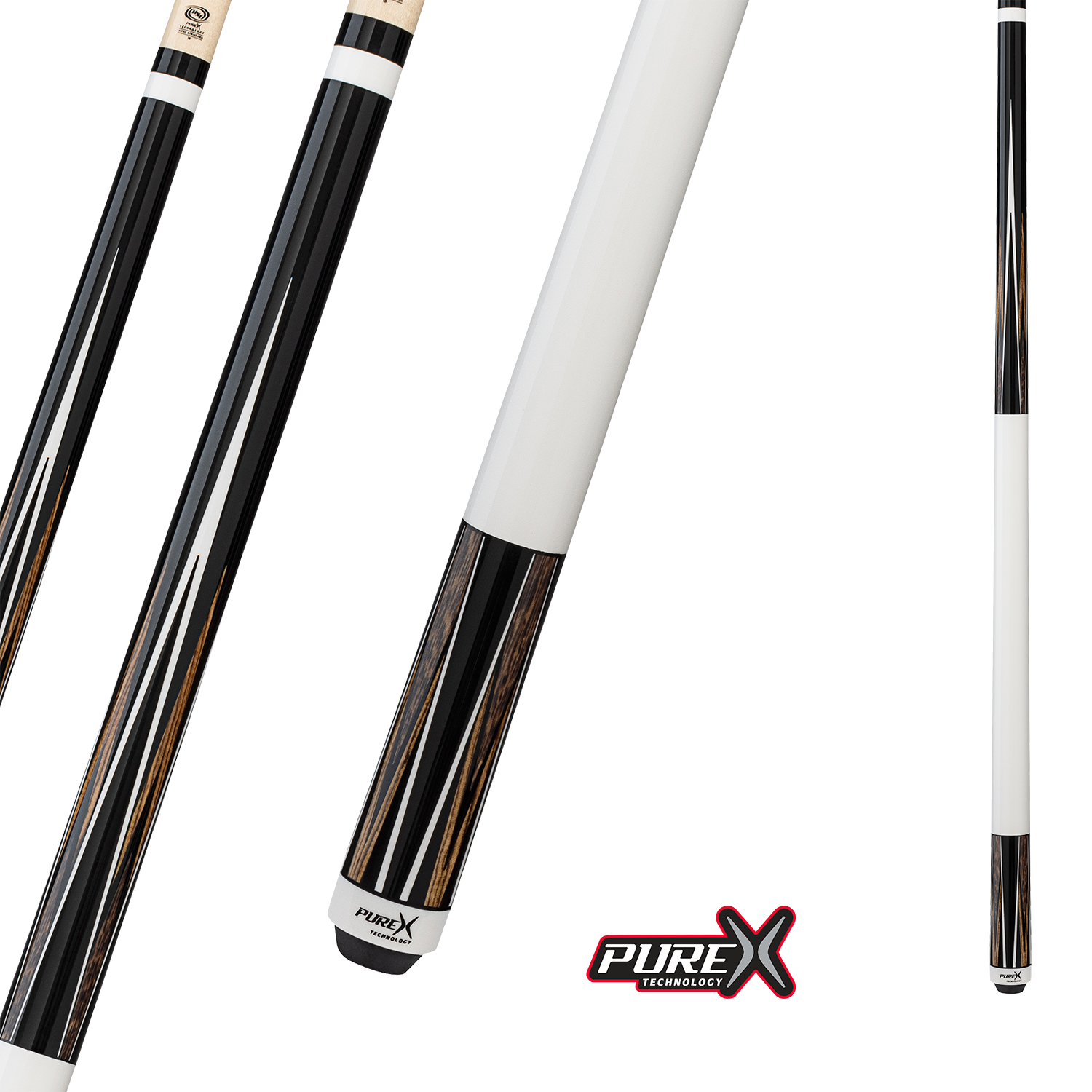 ビリヤードキュー　PURE x  TECHNOLOCT pure-x-pool-cue-midnight-black