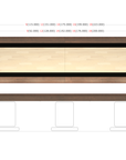 TABLE DE SHUFFLEBOARD ONYX