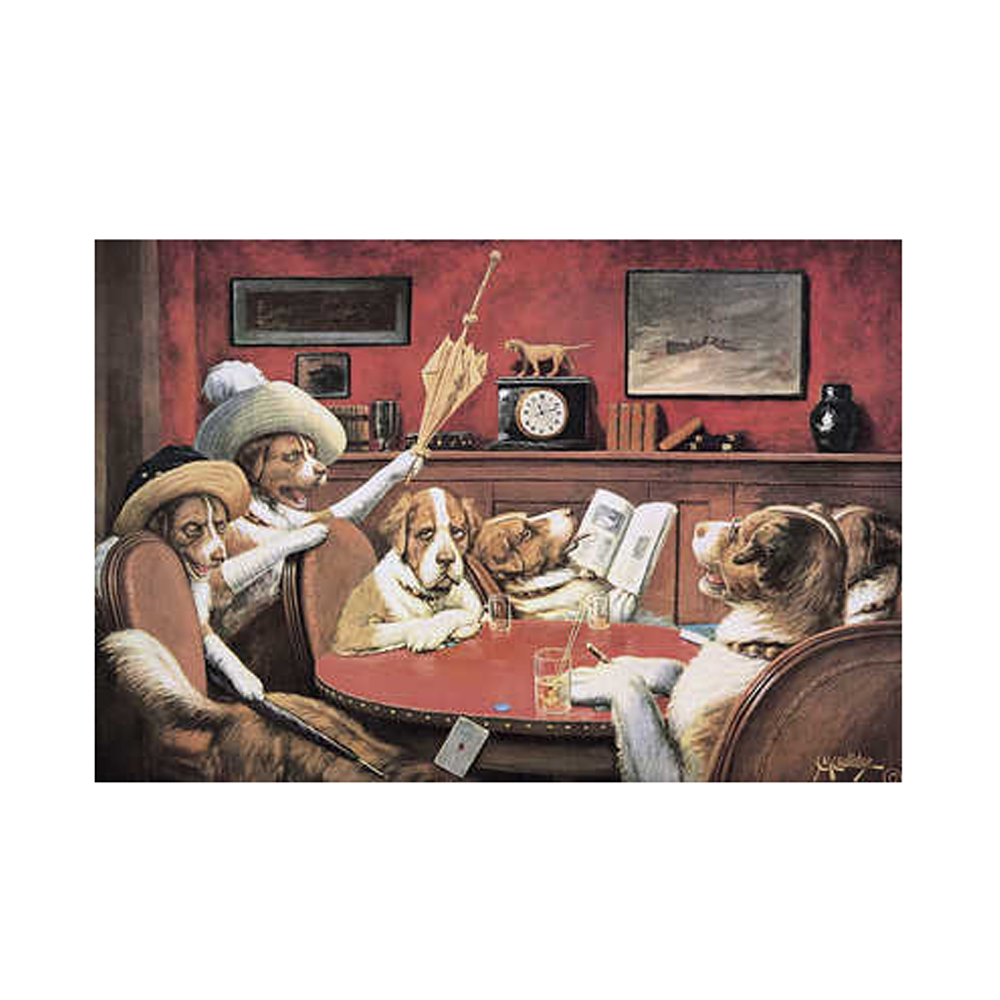 "SITTING UP WITH A SICK FRIEND" BY CASSIUS MARCELLUS COOLIDGE POSTER - LIMITED EDITION