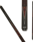 ACTION IMPACT IMP68 SILVER POINTS CUE BLACK/RED 13MM 19OZ