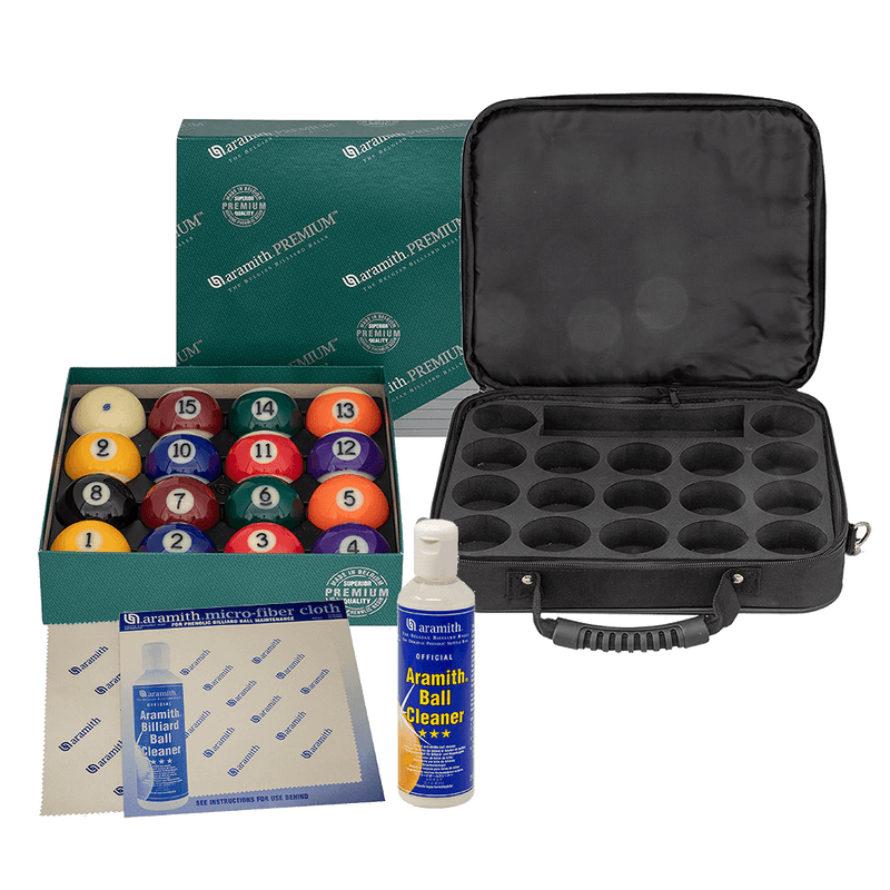 BALL CASE WITH PREMIUM SET 214 MAGNETIC CUE BALL