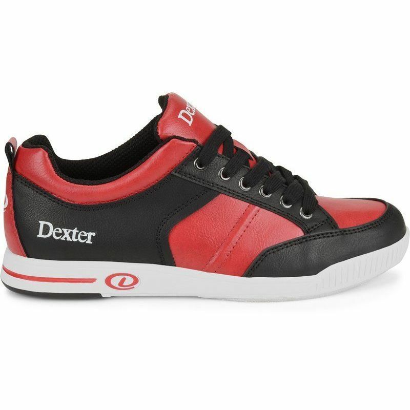 BOWLING SHOES FOR MEN DAVE DEXTER BLACK AND RED