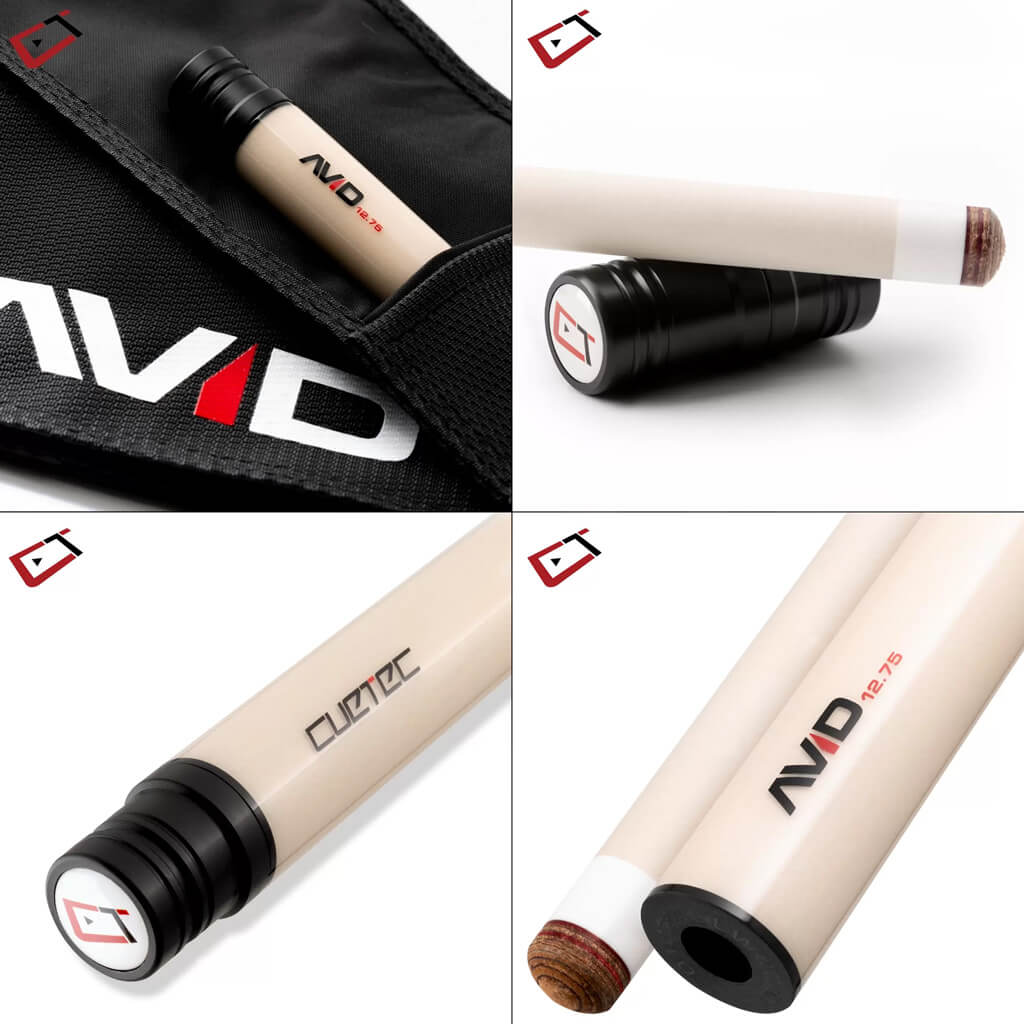 CUETEC AVID POOL CUE SNEAKY PETE 4 PT NATURAL 58