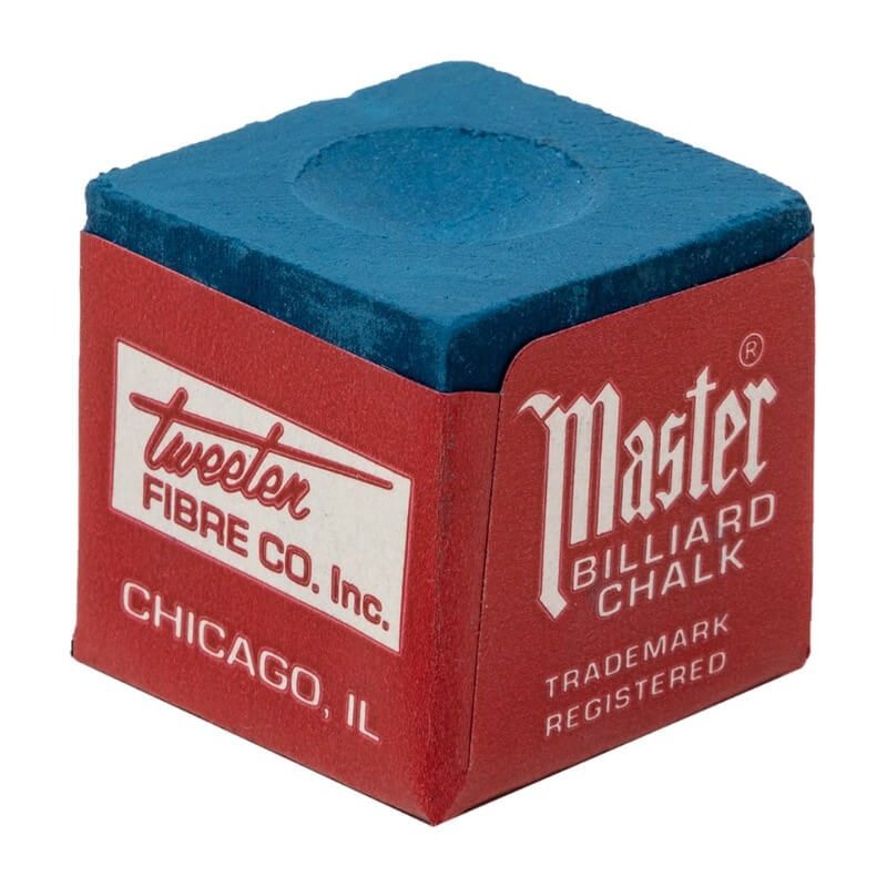 Vintage National Tournament Chalk Box Of 12 Original Blue Chalks Billiards  Pool