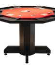 OCTOGONAL 2 IN 1 POKER/DINING TABLE FOR 8 PLAYERS