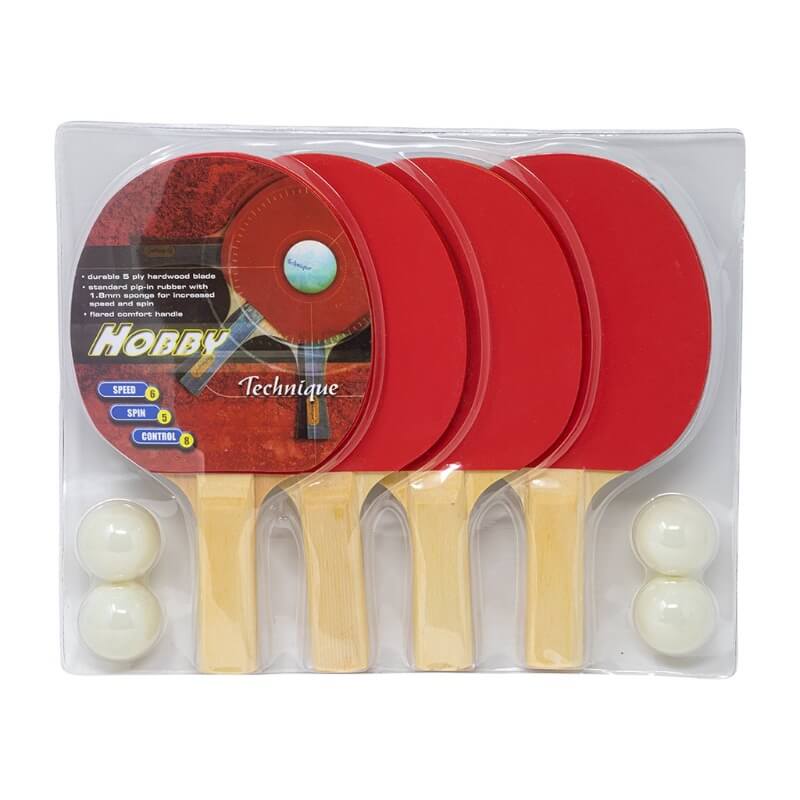 PING PONG DELUXE SET FOR 4 PLAYERS