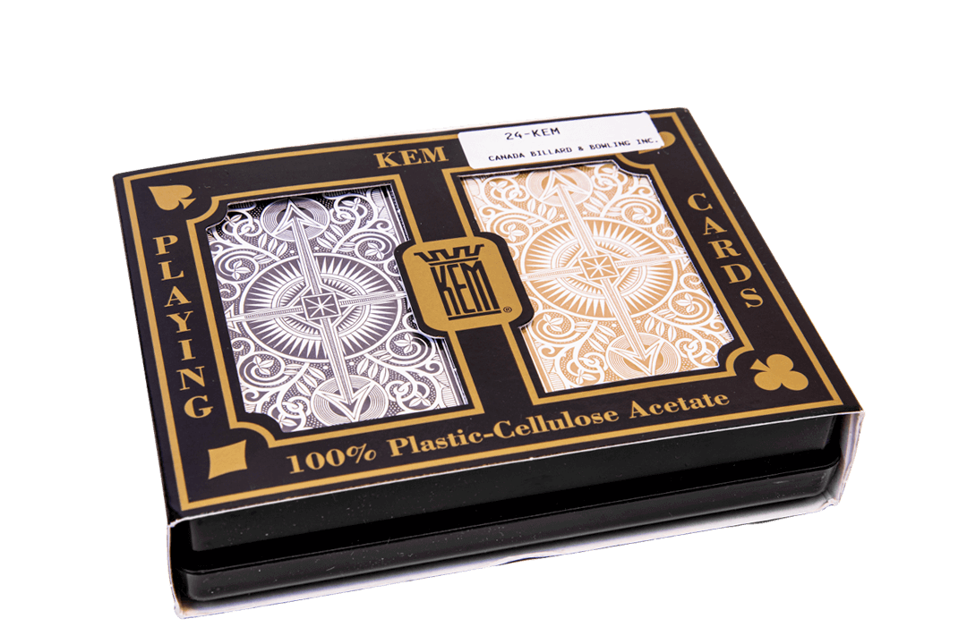 PLAYING CARDS / SET OF 2 - 100% PLASTIC