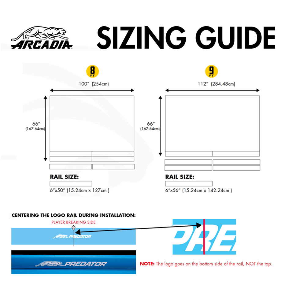 PREDATOR ARCADIA RESERVE BILLIARD CLOTH Canada Billard