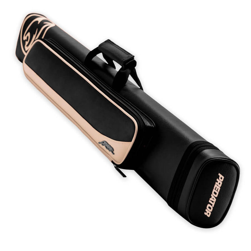 PREDATOR ROADLINE BLACK/BEIGE HARD POOL CUE CASE - 3 BUTTS X 5 SHAFTS