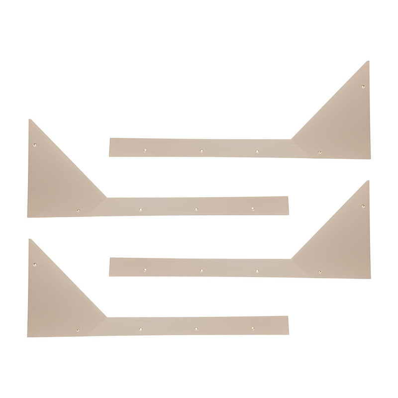 SET4 PLASTIC ANGLES GLASS HOLDER